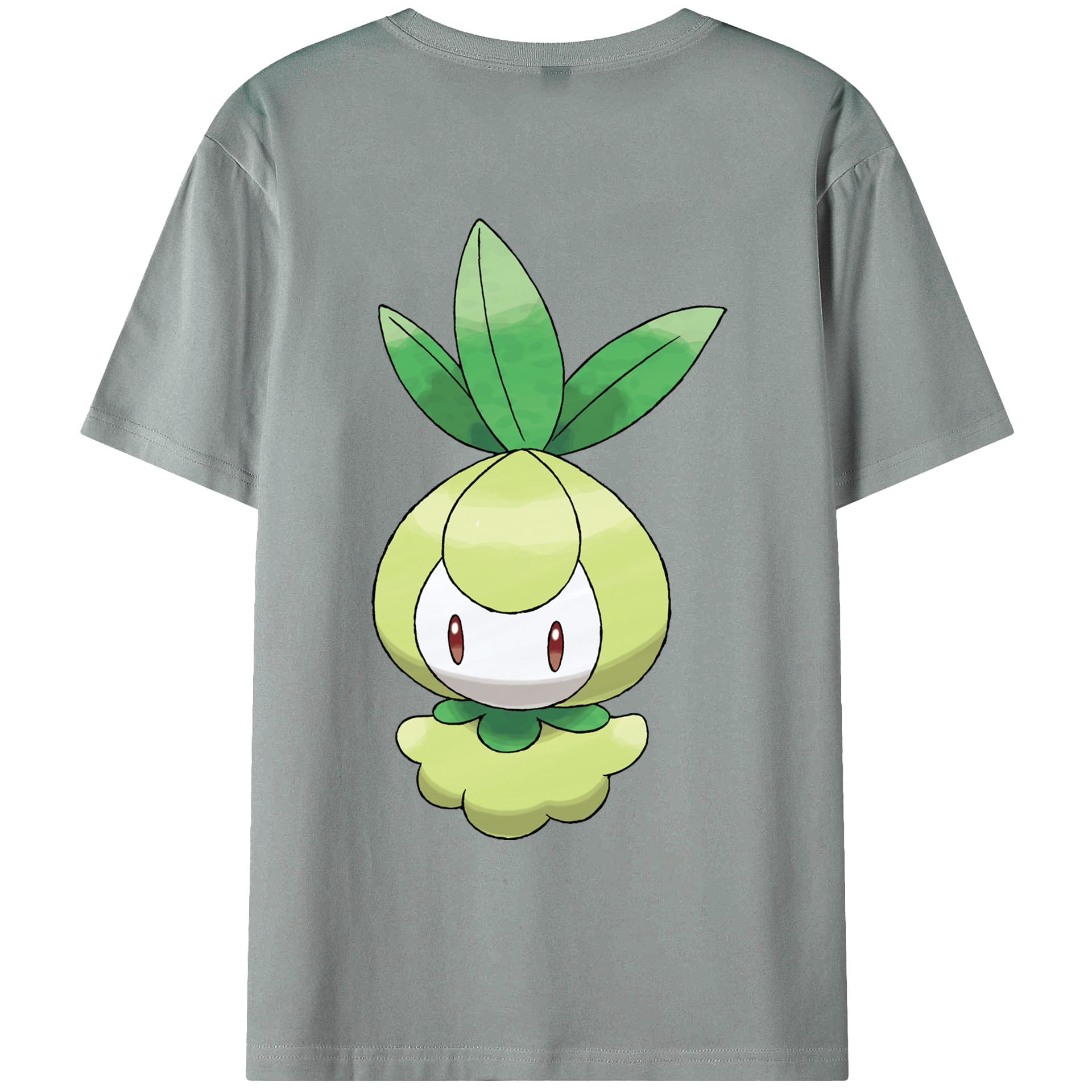 （画像用） ポケットモンスター Pokémon 綿100％ メンズ半袖Tシャツ（バックプリント） 通気性